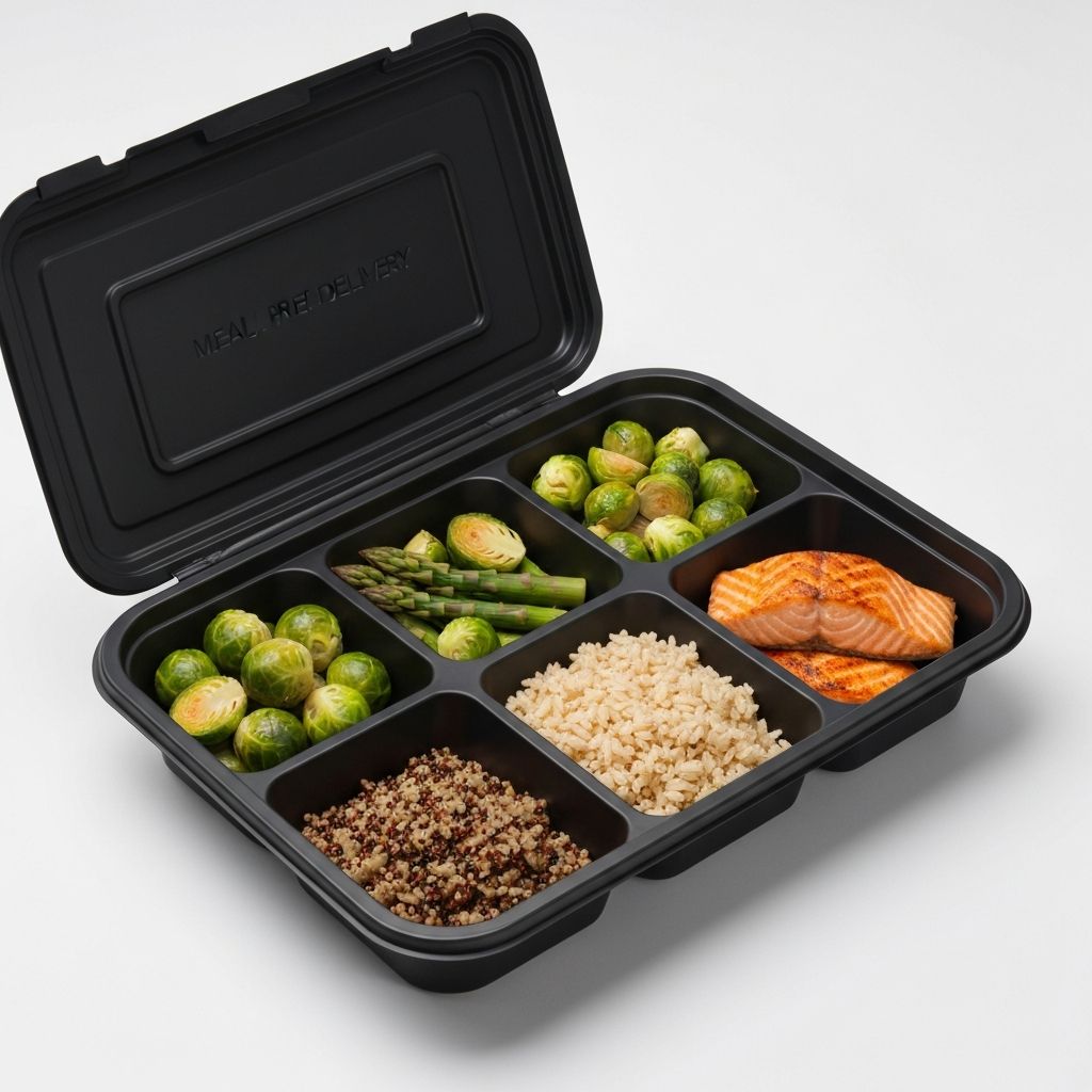 Premium meal prep delivery set